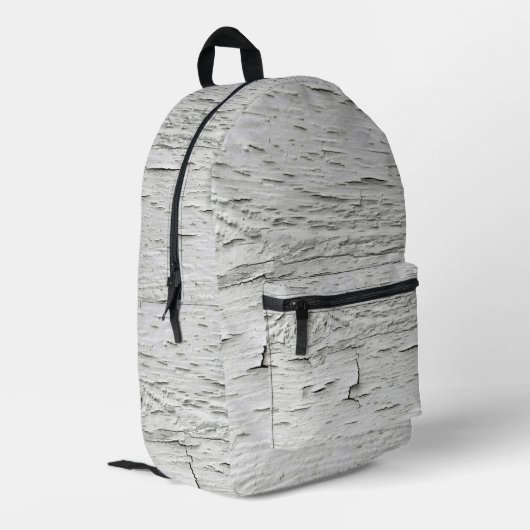 Peeling-Muster Bedruckter Rucksack (Rückseitige Ecke links)