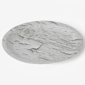 Peeling-Muster Pappteller (Schrägansicht)