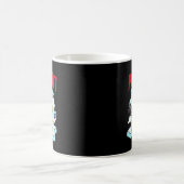 Peeling out Funny Schimpanzee Niedlicher Affe Ice Kaffeetasse (Mittel)