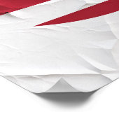 Peeling Paint USA American Foto Poster (Ecke)