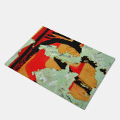 Peeling-Poster Fußmatte (Schrägansicht)