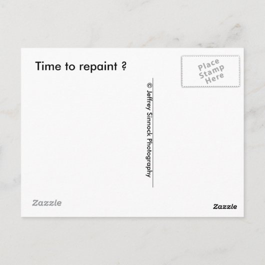 Peeling Postkarte (Rückseite)