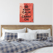 Peeling Red Barn Paint Behielt Calm Leinwanddruck (Insitu (Schlafzimmer))