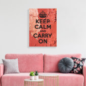 Peeling Red Barn Paint Behielt Calm Leinwanddruck (Insitu (Wohnzimmer))