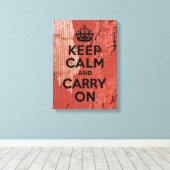 Peeling Red Barn Paint Behielt Calm Leinwanddruck (Insitu (Holzboden))