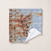 Peeling-Textur Badhandtuch Set (Waschlappen)