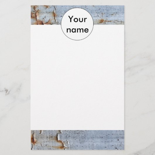 Peeling-Textur Briefpapier (Vorderseite)