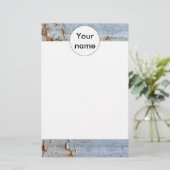 Peeling-Textur Briefpapier (Stehend Vorderseite)