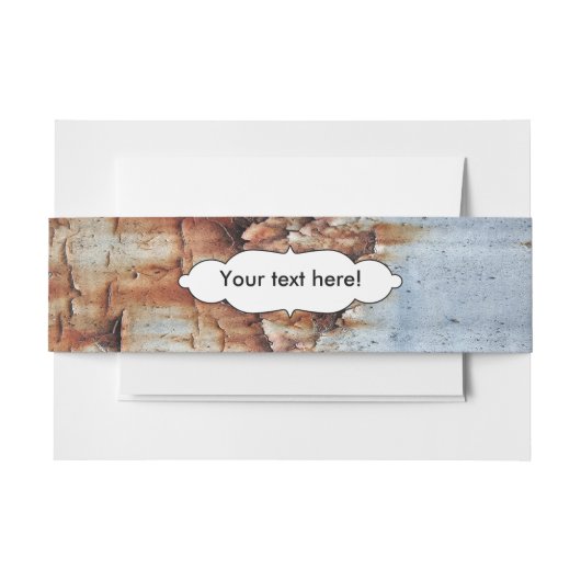 Peeling-Textur Einladungsbanderole (Vorderseite Beispiel)