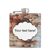 Peeling-Textur Flachmann (Vorderseite)