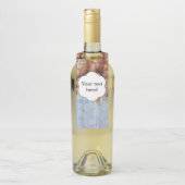 Peeling-Textur Flaschenanhänger (Auf Flasche)