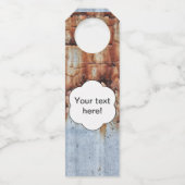 Peeling-Textur Flaschenanhänger (Vorderseite)