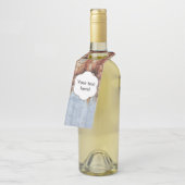 Peeling-Textur Flaschenanhänger (Angewinkelt)