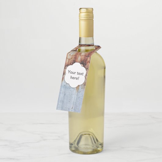 Peeling-Textur Flaschenanhänger (Angewinkelt)