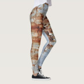 Peeling-Textur Leggings (Rechts)