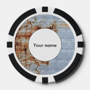 Peeling-Textur Pokerchips