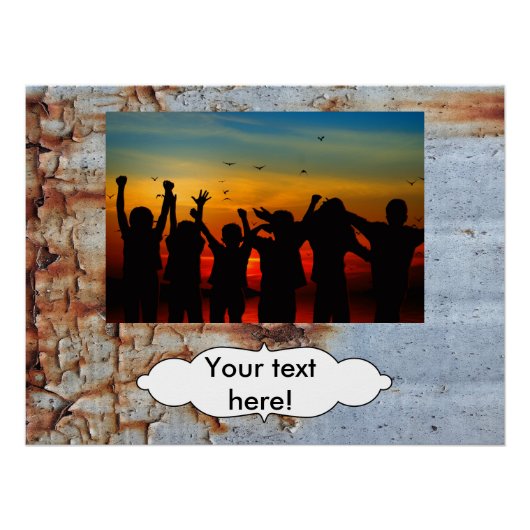 Peeling-Textur Poster (Vorderseite)