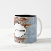 Peeling-Textur Zweifarbige Tasse (VorderseiteRechts)