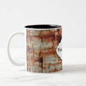 Peeling-Textur Zweifarbige Tasse (Links)