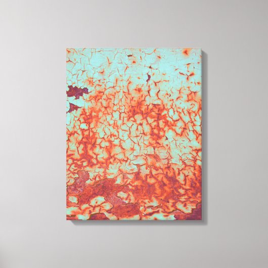 Peeling und Rost Abstrakt Leinwanddruck (Vorderseite)