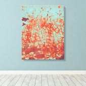 Peeling und Rost Abstrakt Leinwanddruck (Insitu (Holzboden))