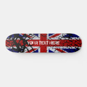 Peeling Union Jack Flag Großbritannien Skateboard (Horizontal)