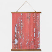 PEELING WANDTEPPICH MIT HOLZRAHMEN (Vorderseite)