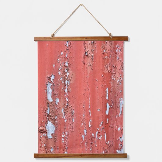 PEELING WANDTEPPICH MIT HOLZRAHMEN (Vorderseite)