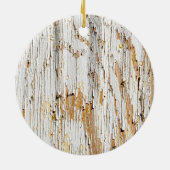 Peeling Weiße Farbe Abstrakt Keramikornament (Hinten)