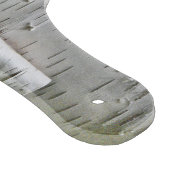 "PEELING WHITE TREE BARK" (FOTOG) SCHNEIDEBRETT (Ecke)