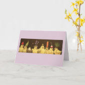 Peep Festival Card Karte (Gelbe Blume)