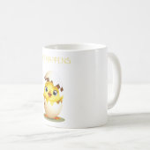 Peep Happens" Niedlicher Baby T - Shirt Kaffeetasse (VorderseiteRechts)