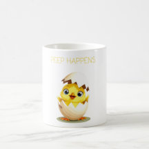 Peep Happens" Niedlicher Baby T - Shirt