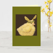 Peep mit Ahornkernkarton Karte (Gelbe Blume)