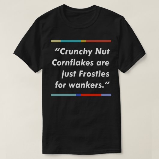 Peep Show Frosties Fan Art Design T-Shirt (Design vorne)