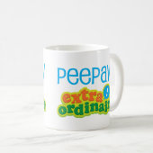 Peepaw Extraordinaire Geschenk-Idee Kaffeetasse (VorderseiteRechts)