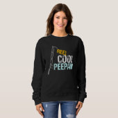 Peepaw  From Granddaughter Grandson Reel Cool Peep Sweatshirt (Vorne ganz)