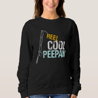 Peepaw From Granddaughter Grandson Reel Cool Peep Sweatshirt
