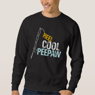 Peepaw  From Granddaughter Grandson Reel Cool Peep Sweatshirt