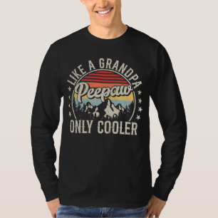 Peepaw wie Opa nur Cooler Retro Men LS T-Shirt