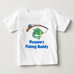 Peepaw's Fishing Buddy Baby T-shirt