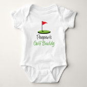 Peepaws Golf-Freund Baby Strampler (Vorderseite)