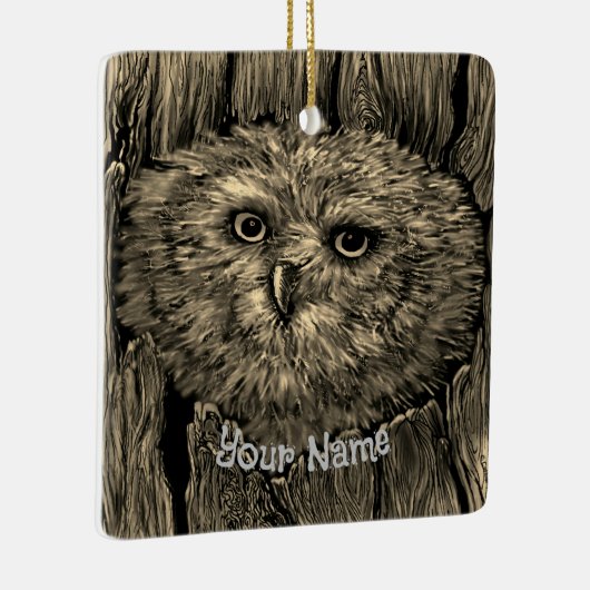 Peeper Owl Keramikornament (Rechts)