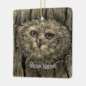 Peeper Owl Keramikornament (Links)