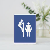 Peeper Postkarte (Stehend Vorderseite)