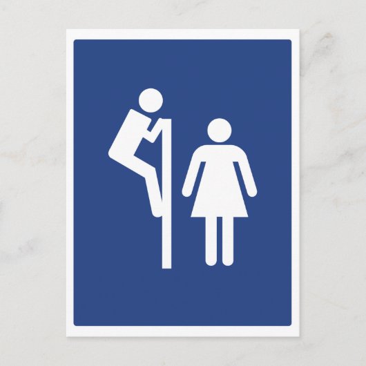 Peeper Postkarte (Vorderseite)