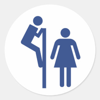 Peeper Runder Aufkleber