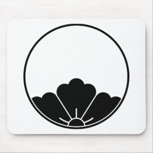 Peephole-View rhombische chinesische Blume in dthr Mousepad