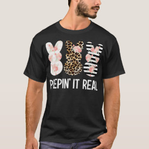 Peepin' Es ist wirklich Niedlicher Kaninchen Leopa T-Shirt