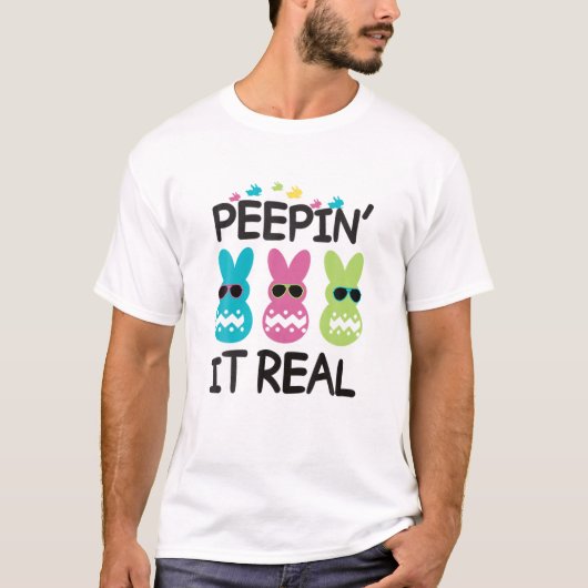 Peepin' It Real Funny Oaster T-Shirt (Vorderseite)